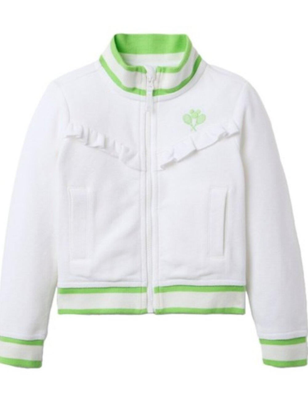Janie and Jack x Disney Mickey Mouse Ruffle Tennis Jacket - Size 5-6T